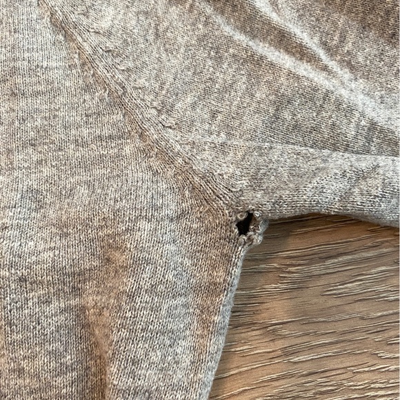 Men's Solid Gray H&M Knit Sweater - Picture 5 of 6